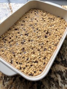 Chocolate Chip Banana Bread Baked Oatmeal