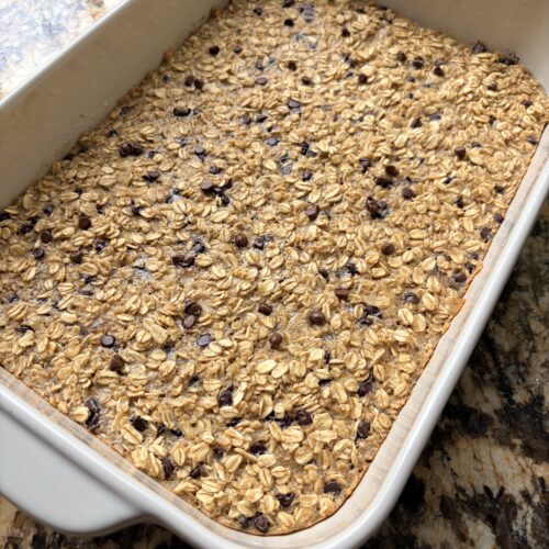 Chocolate Chip Banana Bread Baked Oatmeal