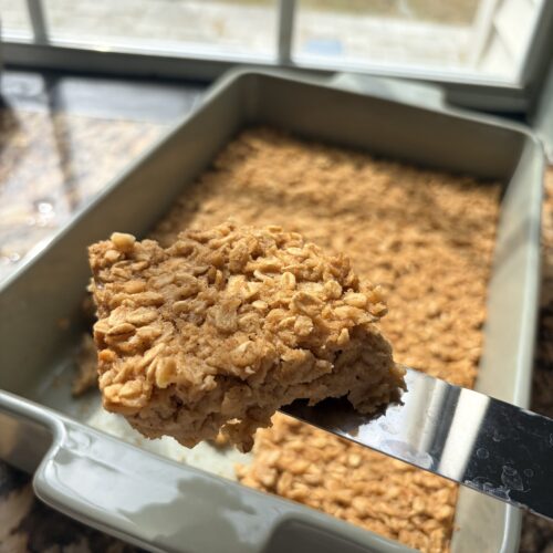 maple cinnamon apple baked oatmeal